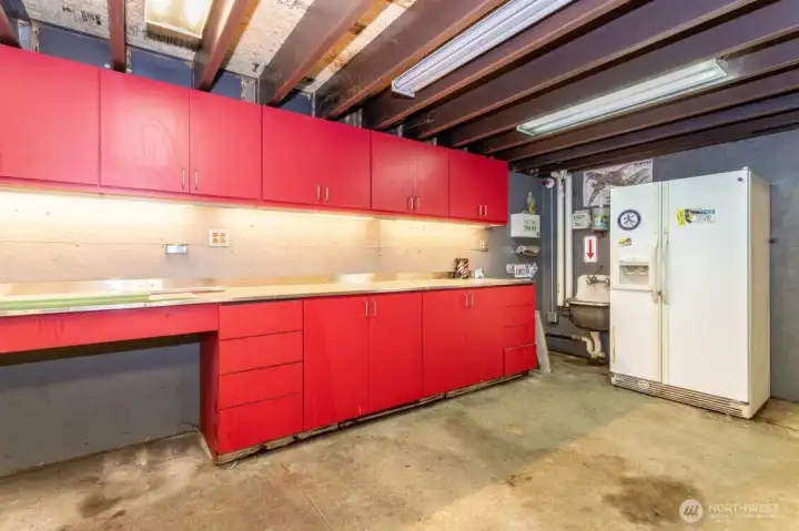 Work Area to Little Kitchenette