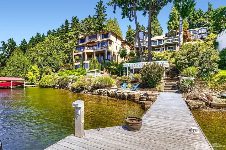 A lakefront retreat.