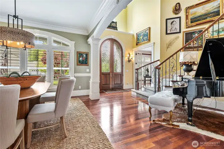 Entry & stairs to second floor