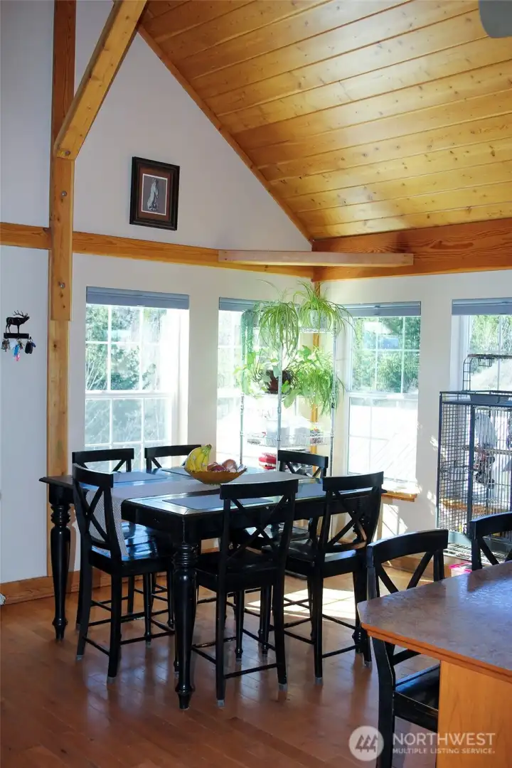 Dining space positioned for scenic views.