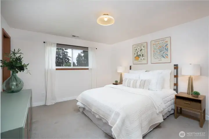 Main floor Primary Suite