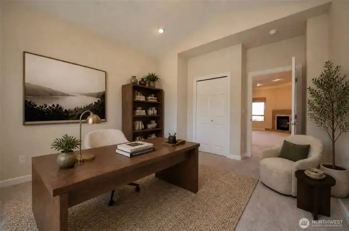 4th bedroom -virtually staged 4th bedroom -virtually staged