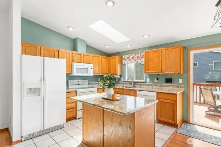 Beautiful and open kitchen