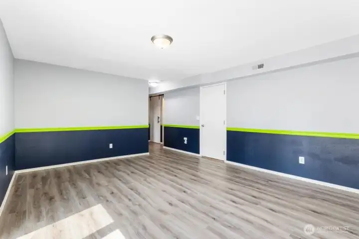 Recreation room on lower level