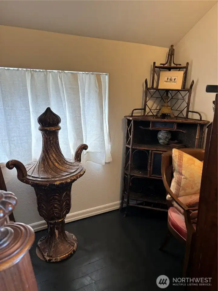 front bedroom's walk in closet... or maybe even a tiny office!