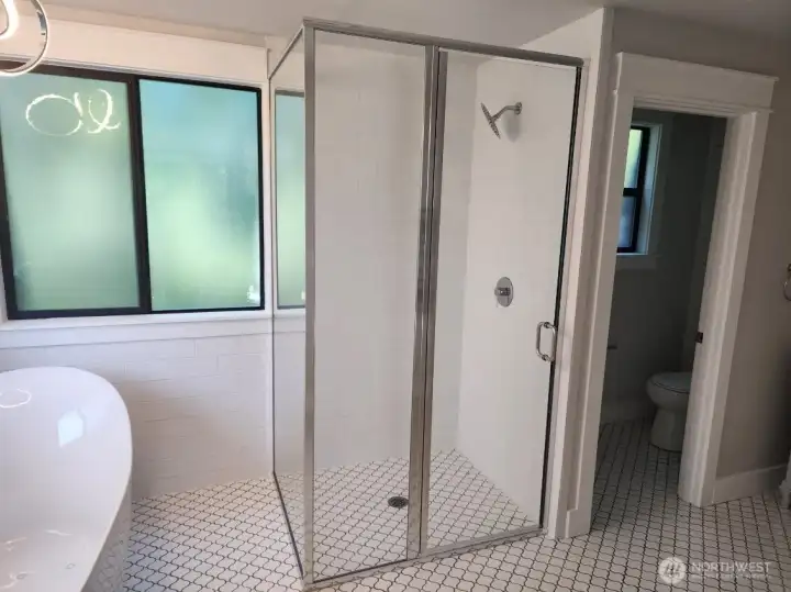 Walk in shower