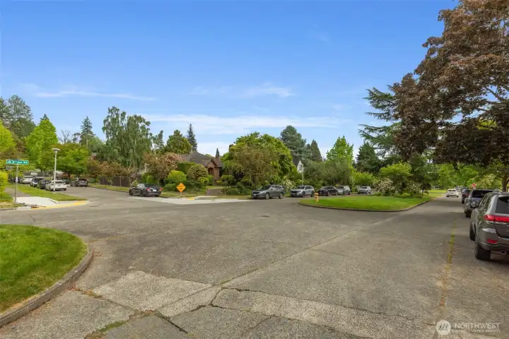 Dreamy location: just off the iconic boulevard at the end of a deadend street 40 steps from a secret path into Laurelhurst Park.