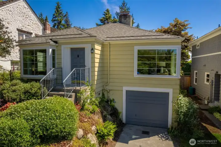 DREAMY LOCATION ALERT!! Opportunity Abounds in this Darling Laurelhurst Cape Cod! Just 40 steps from your front door to a secret pathway into Laurelhurst Park for summer camps, play, picnics, and endless pickleball. Secluded deadend street just off Laurelhurst's iconic boulevard! Charming 1937 details like coved ceilings, spacious living room, and proper and quaint dining room. 2 bedrooms + 3RD BEDROOM PRIMARY SUITE POTENTIAL in lower level. Lower level features bright and cozy rec room/office + room to expand. Walk to Children's, U Village, and nearby restaurants and shops along 45th/Sand Point. Get your nature fix just down the way with a stroll or a run in the lovely Center for Urban Horticulture with its endless surrounding trails and pathways along Lake WA - and don't miss the Burke-Gilman Trail nearby! Sweet, secluded, and mature backyard garden with perfect patio for whiling away the sunny days - all-season botanical interest nestles this cute-as-a-button home!