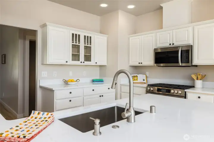 New sink and countertops. New sink and countertops.