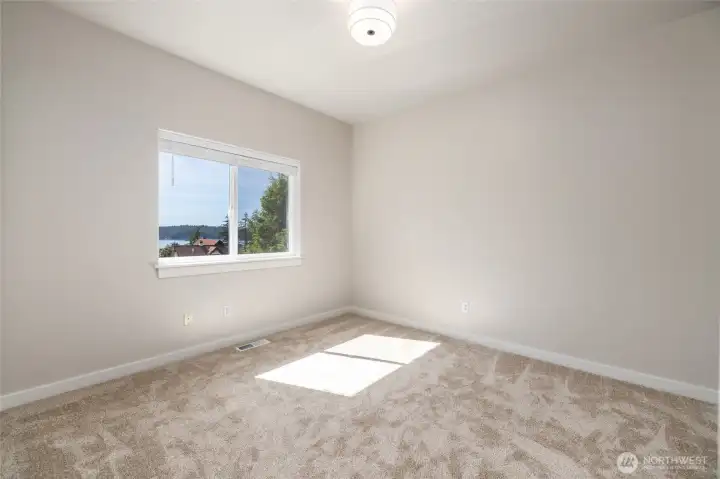 Main level west bedroom. Main level west bedroom.