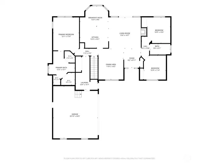 Main Level floor plan Main Level floor plan
