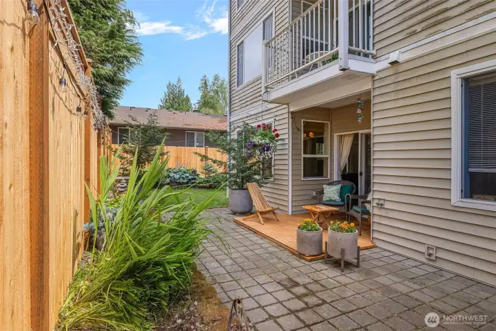 You will love this yard!  More great space to enjoy entertaining or just relaxing.