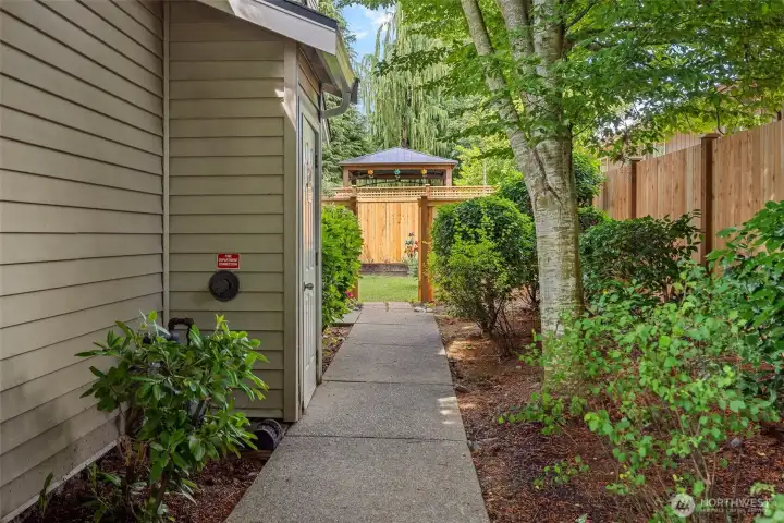 Beautiful landscaping provides beauty all year long.