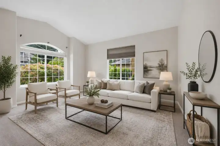 Formal living room can easily be an office or another bedroom - Virtually Staged Formal living room can easily be an office or another bedroom - Virtually Staged
