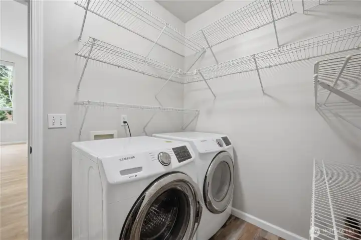 Laundry room on main level Laundry room on main level