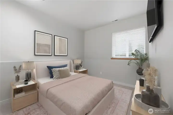 2nd bedroom - Virtually Staged 2nd bedroom - Virtually Staged