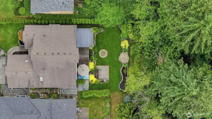 Very private backyard Very private backyard