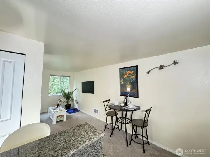 Dining area from kitchen