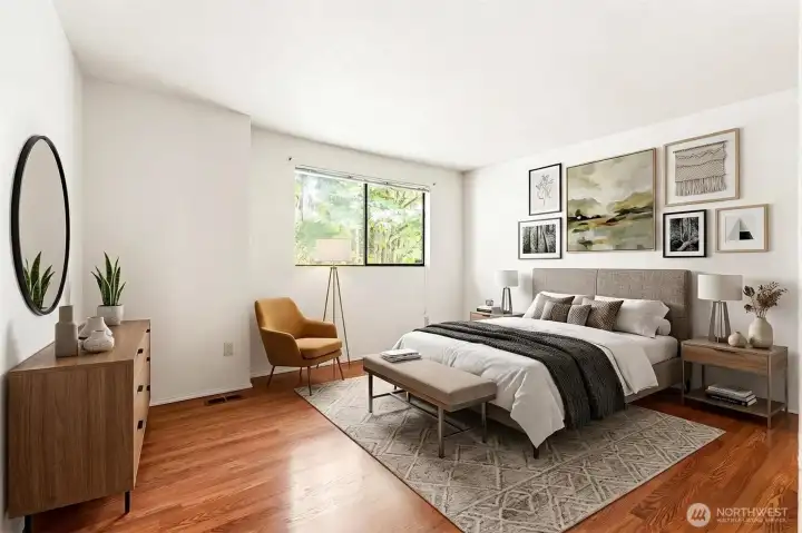 Primary Bedroom- Virtually Staged Primary Bedroom- Virtually Staged