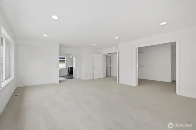 Primary Suite with a Large walk-in closet
