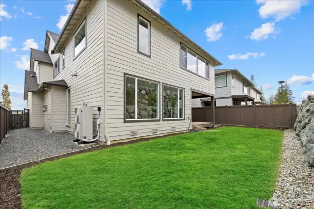 View of back yard