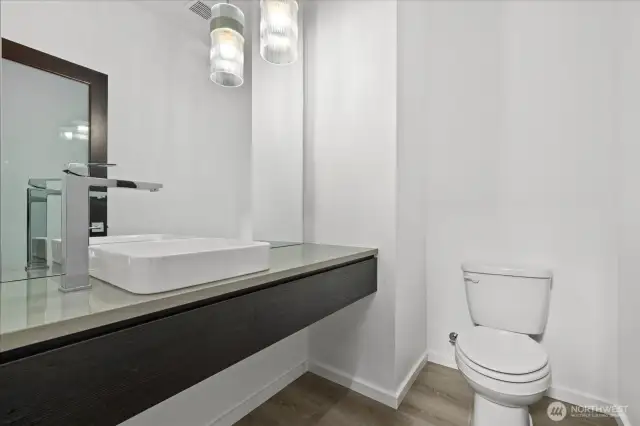 Downstairs half bathroom
