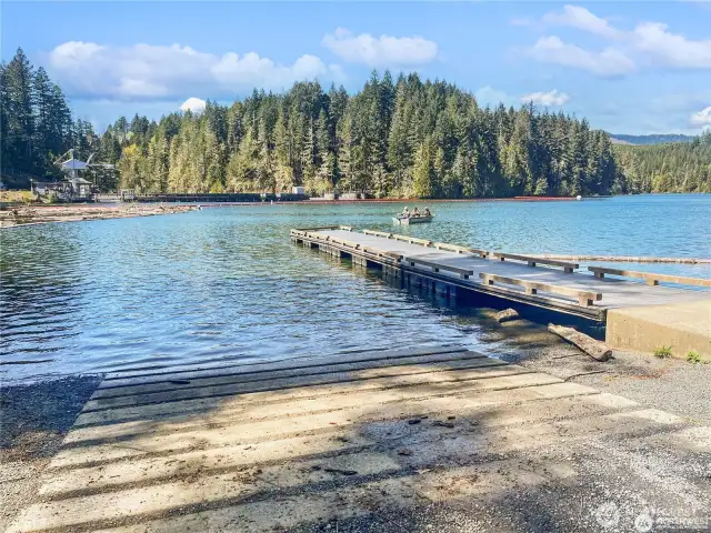 Boat Launch at Lake Kokanee
