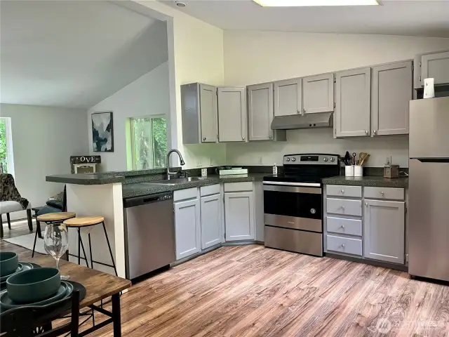 Stainless steel appliances