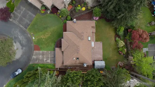 Drone footage showcasing the grounds
