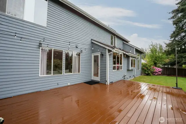 Entertain on your large deck