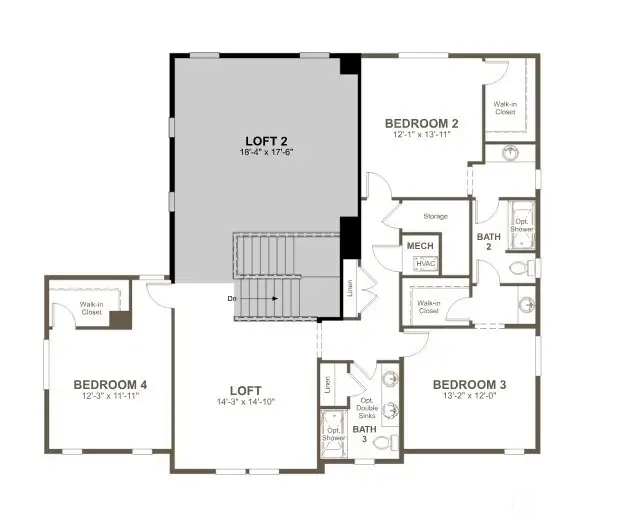 Hastings Floor Plan- Second Floor