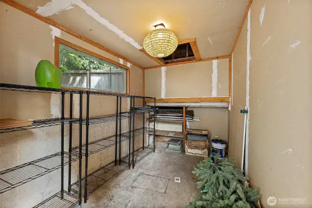 A Storage Shed with Power!  Come See it all Soon!