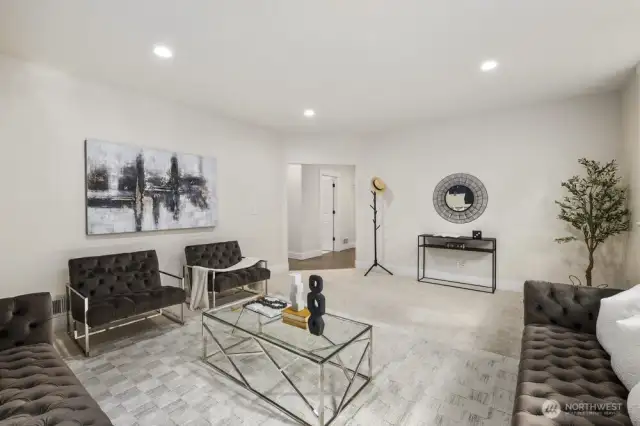 Large lower level bonus room is a perfect blank canvas!  Create the ultimate ADU on this level.  There is a large bedroom and full bathroom as well as additional storage.  Need a theater room?