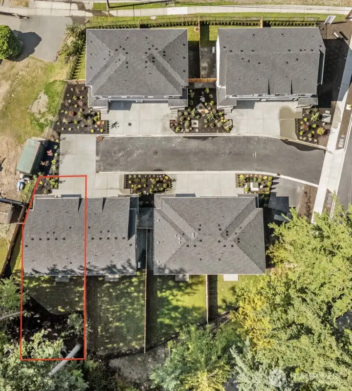 Lot lines are not to scale. This is not an official survey. This is a visual aid.
