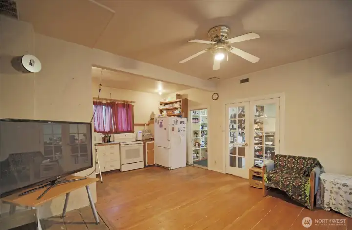 Living Room to Kichen, Office and ADU