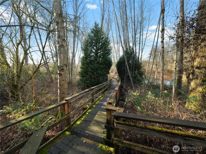 Walking trails are just steps away from your front door. Enjoy the serene Forbes Lake every day!