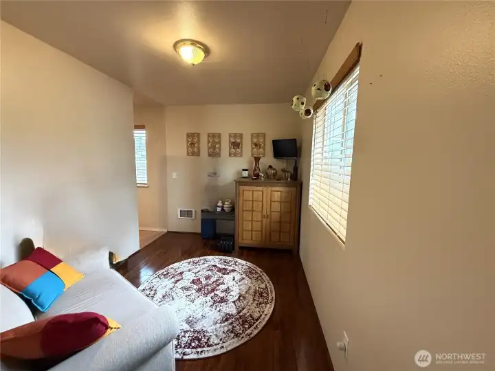 Detached ADU  living area on main floor