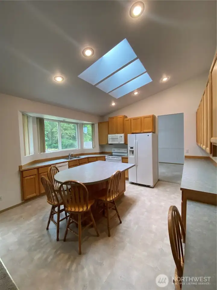 This kitchen offers so much space, lots of cabinets and island storage! This kitchen offers so much space, lots of cabinets and island storage!