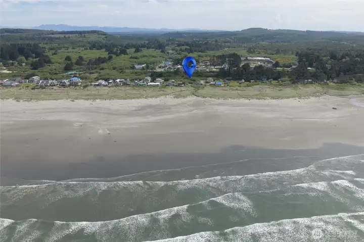 Steps from the ocean