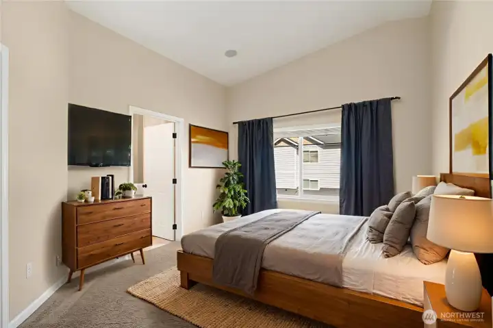 Primary Bedroom with Private full bath and walk in closet