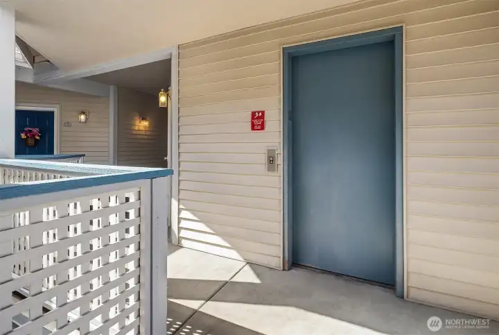 Elevator so you don't have to lug everything up the stairs