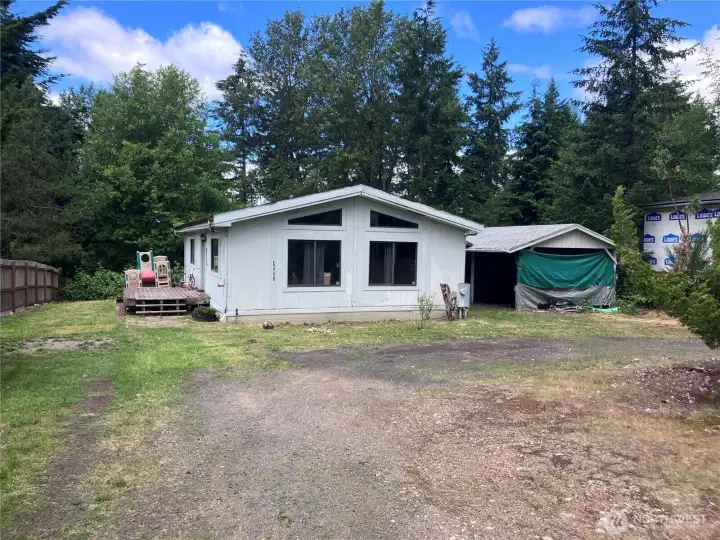As you pull into driveway As you pull into driveway