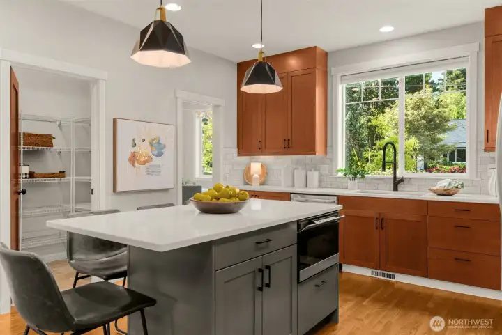 Wow! look at the size of the walk in pantry!