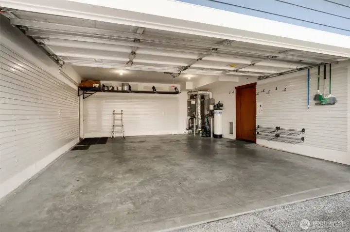 Two car garage - EV car charger ready!