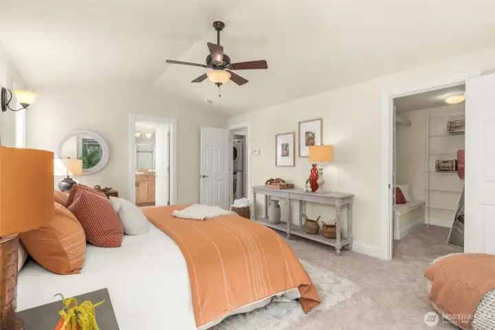 You will love the vaulted ceilings in the primary suite