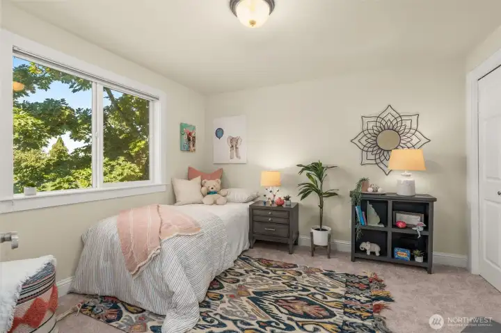 Third bedroom on the upper level
