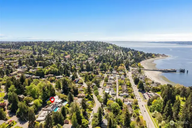 Nestled in the hills above the magical Lincoln Park & Vashon Ferry terminal.