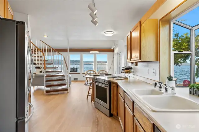 ~View of Kitchen to the Dining Room~