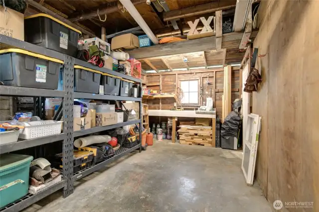 Attached storage room