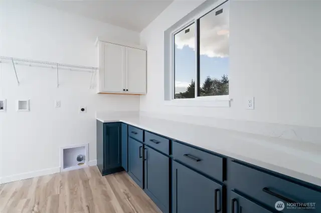 Main Level Utility Room - Pics are of a different 2834 plan. Features and colors may differ.